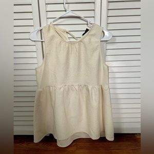 Who What Wear tank top tiered blouse with ties